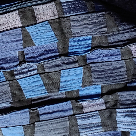 Rare Kao Pao Shu blue and black Charlie bag - Picture 13 of 14